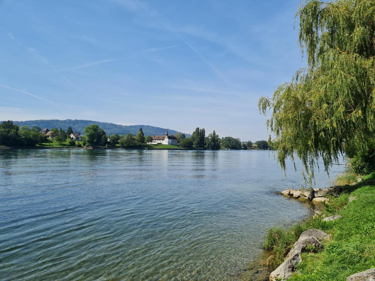 Ferienwohnung Rheinblick In Buesingen -Keine Monteure- Busingen Exteriér fotografie